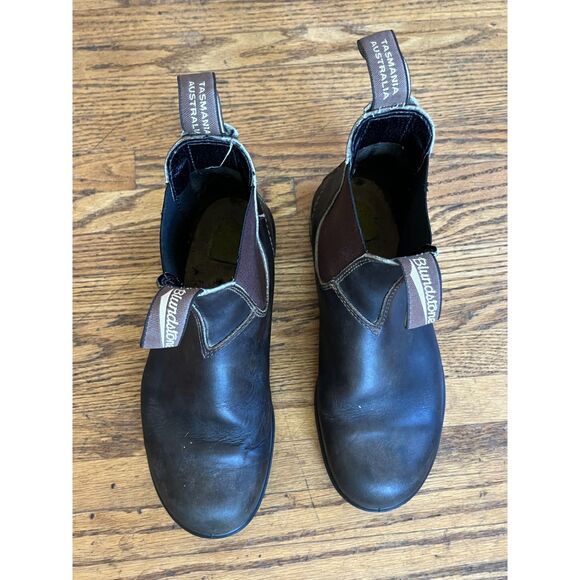 Blundstone Brown Pull Up Chelsea Boots  Women's Size 6.5 - Picture 9 of 11